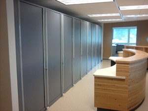 Times 2 Rotating Cabinet Rotating shelving installation